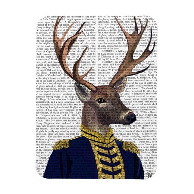 Ímã Capitão Deer (Vertical)