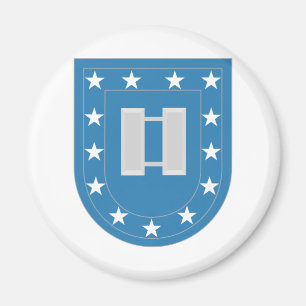 Imã Capitão Insignia do Exército Flash