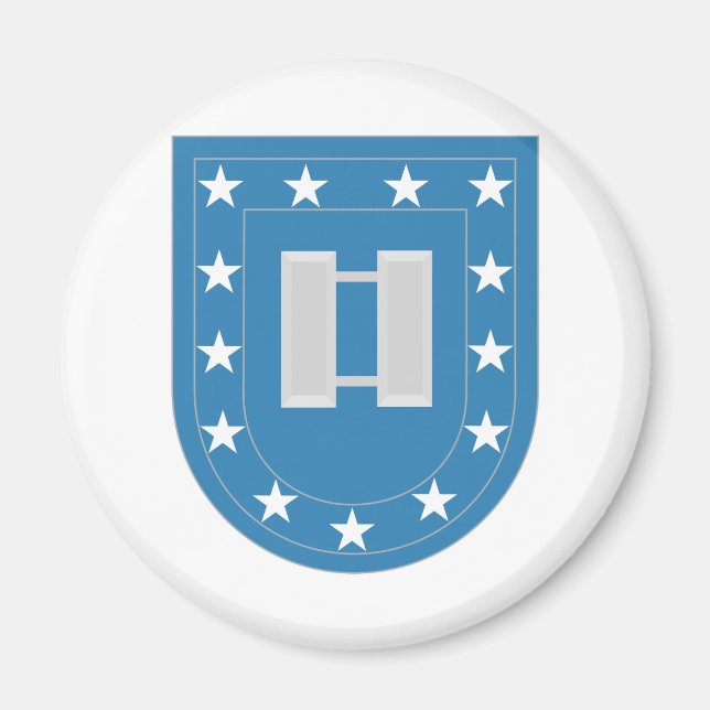 Imã Capitão Insignia do Exército Flash (Frente)
