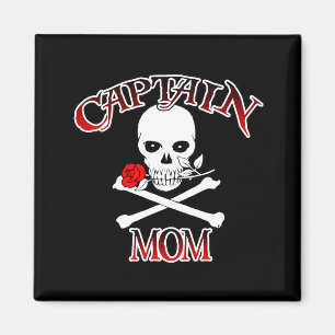 Imã Capitão Mãe (Rosa) Magnet