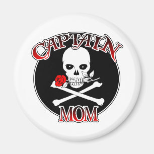 Imã Capitão Mãe (Rosa) Magnet