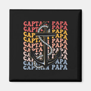 Imã Capitão Papa Groovy Navegando Papa