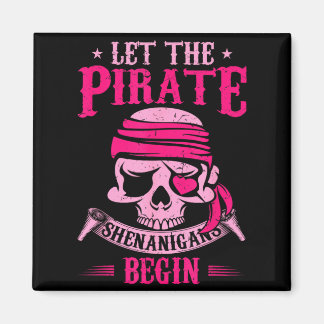 Imã Capitão Pirata Deixe as Travessuras de Pirata Come
