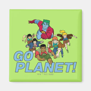 Imã Capitão Planeta e os Planeteiros.