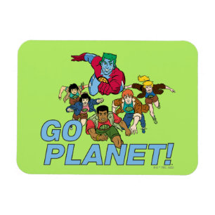 Ímã Capitão Planeta e os Planeteiros.