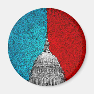 Imã Capitol Building Abstrato