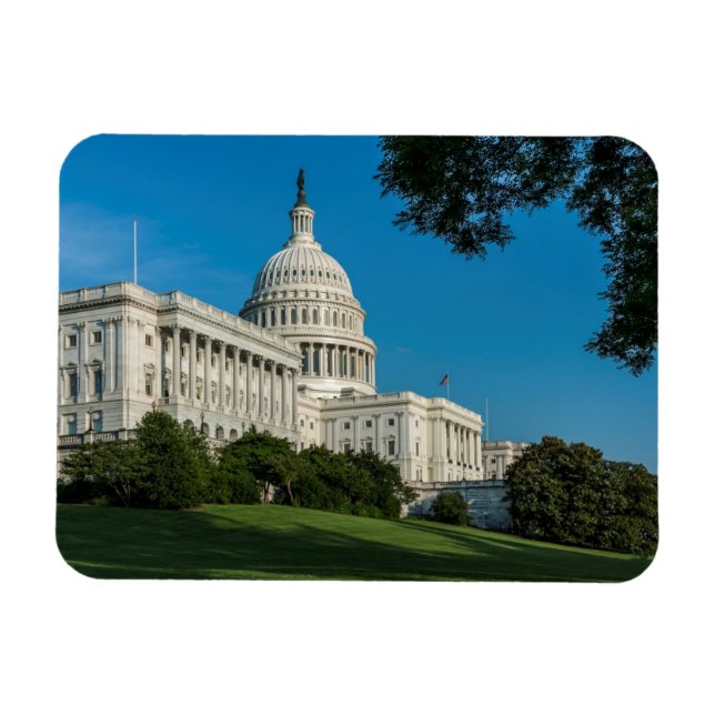 Ímã Capitol Building West View (Horizontal)