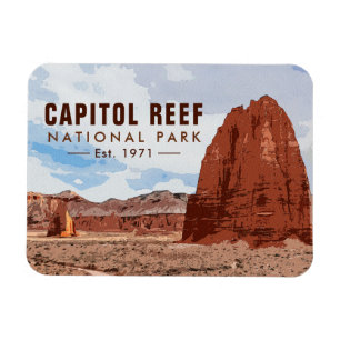 Ímã Capitol Reef National Park Catthedral Valley Loop