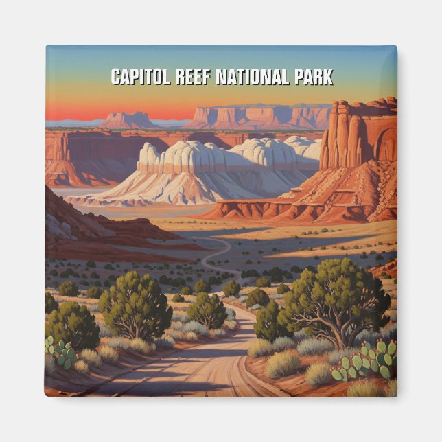 Imã Capitol Reef National Park Viagem Utah (Frente)