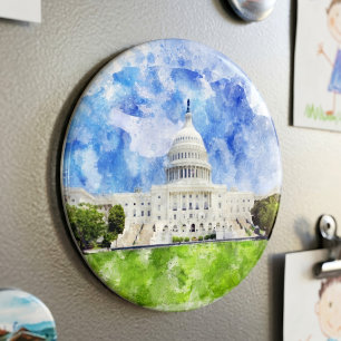 Imã Capitólio dos Estados Unidos em Washington DC Wate
