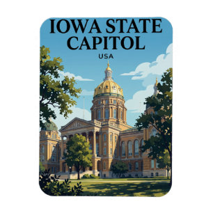 Ímã Capitólio Estadual de Iowa EUA