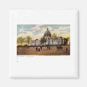 Imã Capitólio novo do estado, vintage de St Paul,