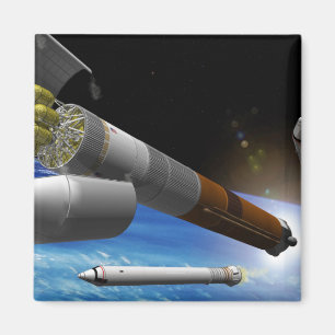 Imã Capitulação do artista de um foguete do