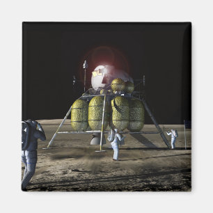 Imã Capitulação do artista de uma nave espacial nova