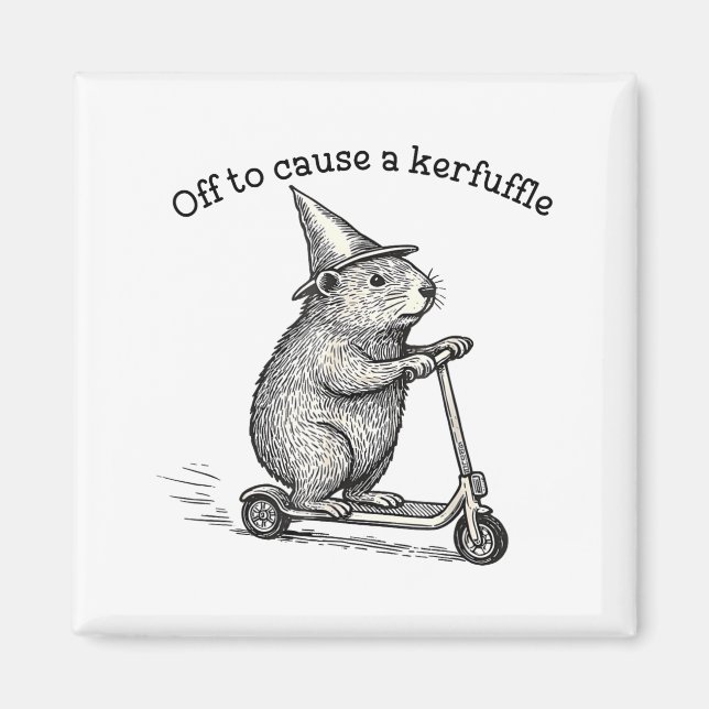 Imã Capivara De Scooter Causando Caos e Confusão (Frente)