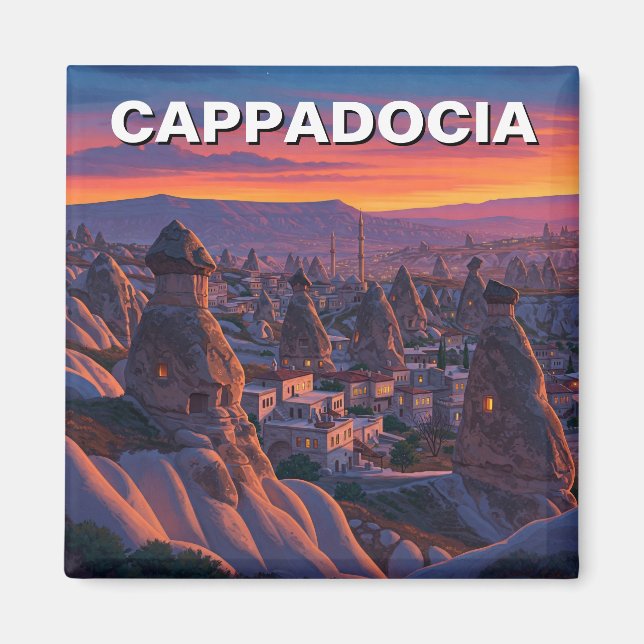 Imã Cappadocia Turquia Balões de Ar Quente Viagem (Frente)