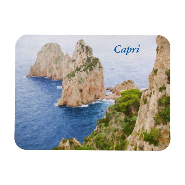 Ímã Capri Faraglioni Rocks (Horizontal)