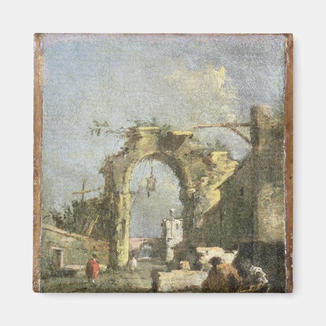 Imã Capriccio - Ruínas, século XVIII (Frente)