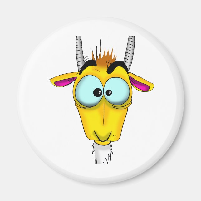 Imã Capricorn Cartoon (Frente)