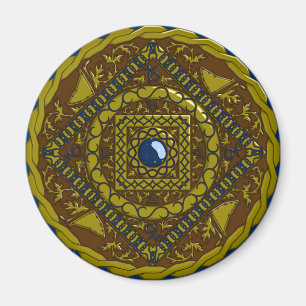 Imã Capricorn Mandala Magnet