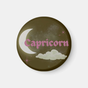 Imã Capricórnio Aestético Celestial Nuvens Estrelas Ar