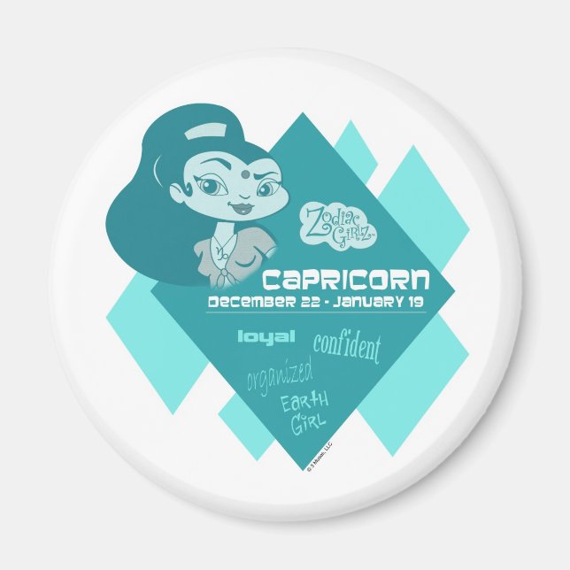 Imã Capricórnio Magnet (Frente)