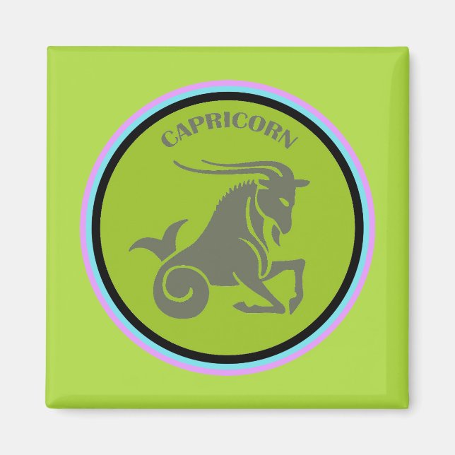 Imã Capricórnio Magnet (Frente)