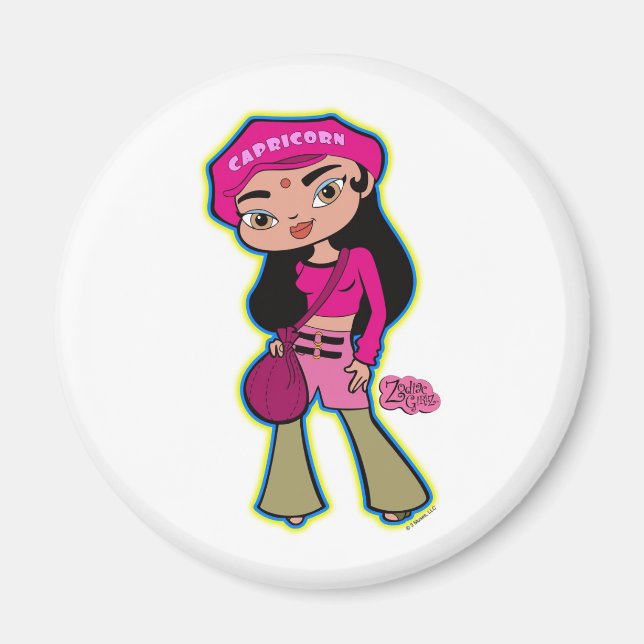 Imã Capricórnio Magnet (Frente)