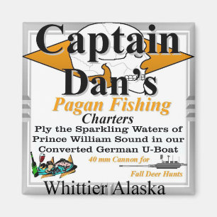 Imã CAPT Capitão Dan's Pagan Fishing Charters Whittier