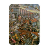 Captura de Constantinopla em 1204 (petróleo sobre 