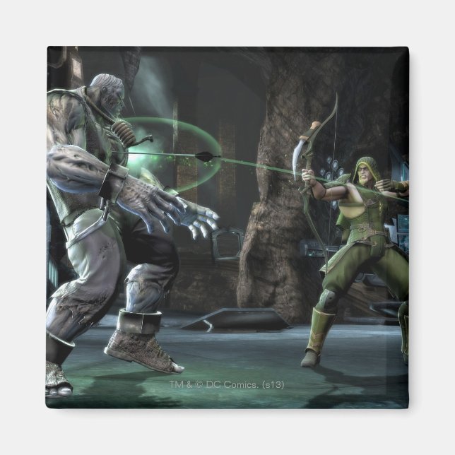 Imã Captura de tela: Grundy vs Green Arrow (Frente)