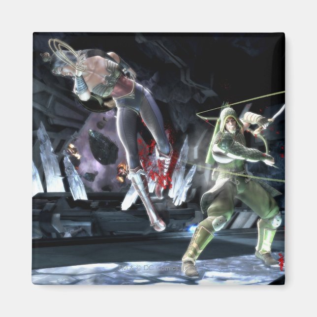 Imã Captura de tela: Mulher Maravilha vs Seta Verde (Frente)