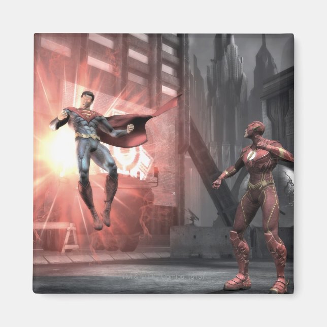 Imã Captura de tela: Super-Homem vs Flash (Frente)