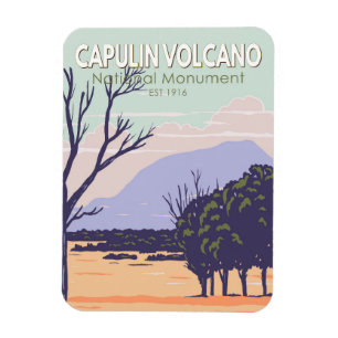 Ímã Capulin Volcano National Monument Vintage