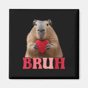 Imã Capybara Bruh Meme Engraçado Dizendo Adoltos Valen