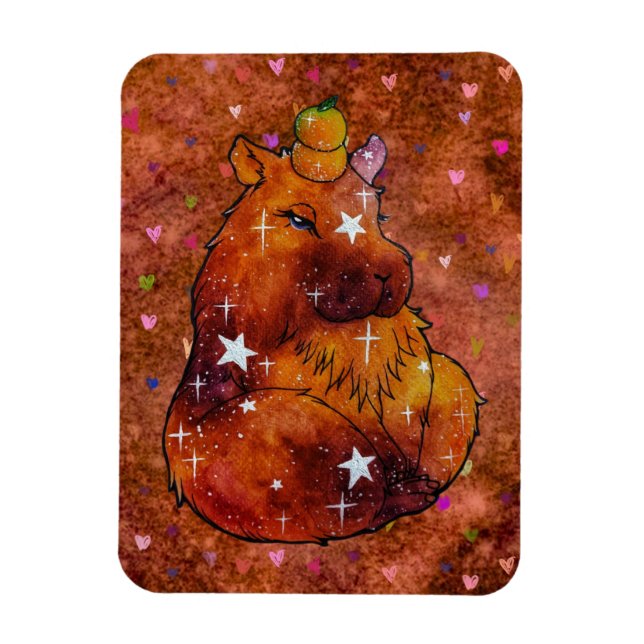 Ímã Capybara chamada Dream (Vertical)