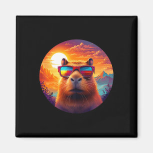 Imã Capybara Mountain Nature Animal Willife Forest Ou