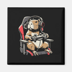 Imã Capyra Cadeira de Jogos Fones de Ouvido Gamer Capy