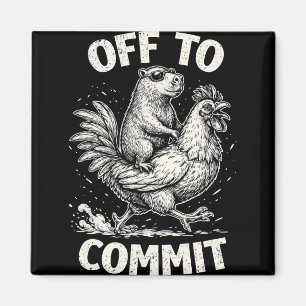 Imã Capyra montando frango para cometer meme vintage P