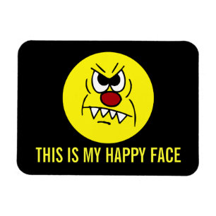 Ímã Cara assustador Grumpey