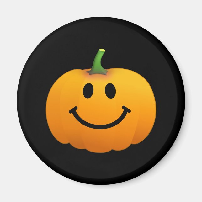 Imã Cara de abóbora do Halloween (Frente)