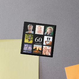 Imã cara de colagem de fotos da festa de aniversário 6