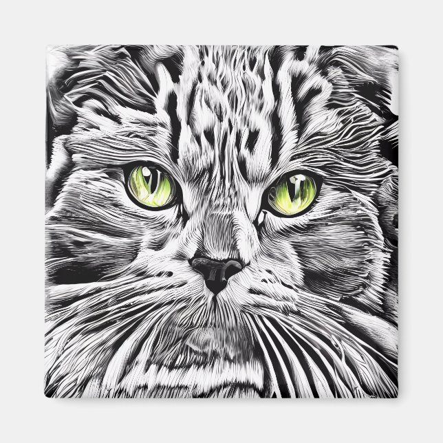 Imã Cara de gato (Frente)