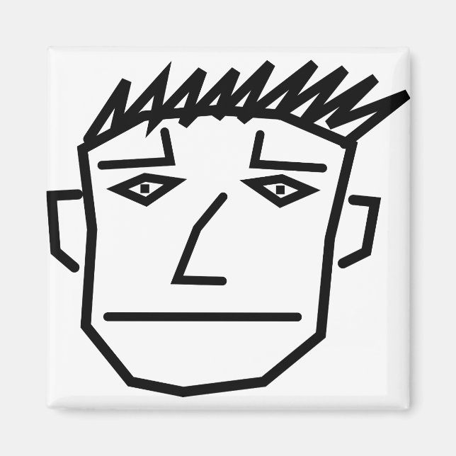 Imã Cara de homem (Frente)