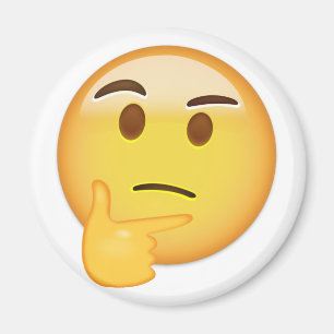 Imã Cara de pensamento Emoji
