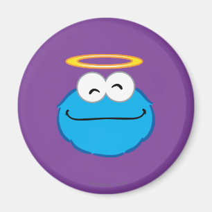 Imã Cara de sorriso do biscoito com halo