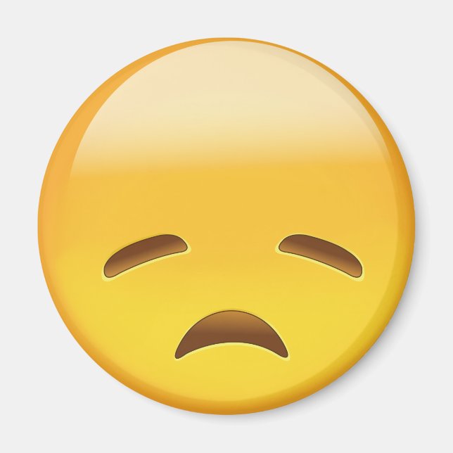 Imã Cara Desapontada Emoji (Frente)
