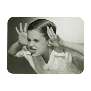 Ímã Cara do fazer do menino