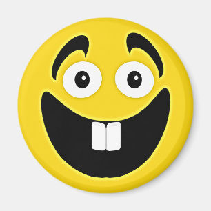 Imã Cara dos dentes anteriors do amarelo dois