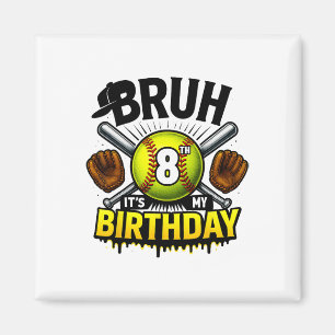 Imã Cara, é meu 8º aniversário, meninos macios com 8 a